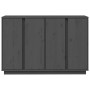 Solid gray pine wood sideboard 120x35x80 cm by vidaXL, Sideboards - Ref: Foro24-814496, Price: 152,64 €, Discount: %