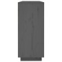 Solid gray pine wood sideboard 120x35x80 cm by vidaXL, Sideboards - Ref: Foro24-814496, Price: 152,64 €, Discount: %