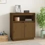 Honigbraunes Sideboard aus massivem Kiefernholz, 70 x 34 x 80 cm von vidaXL, Sideboards - Ref: Foro24-814387, Preis: 77,92 €,...