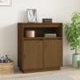 Honigbraunes Sideboard aus massivem Kiefernholz, 70 x 34 x 80 cm von vidaXL, Sideboards - Ref: Foro24-814387, Preis: 77,92 €,...