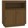 Honigbraunes Sideboard aus massivem Kiefernholz, 70 x 34 x 80 cm von vidaXL, Sideboards - Ref: Foro24-814387, Preis: 77,92 €,...