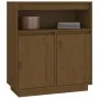 Honigbraunes Sideboard aus massivem Kiefernholz, 70 x 34 x 80 cm von vidaXL, Sideboards - Ref: Foro24-814387, Preis: 77,92 €,...