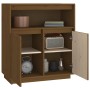 Honigbraunes Sideboard aus massivem Kiefernholz, 70 x 34 x 80 cm von vidaXL, Sideboards - Ref: Foro24-814387, Preis: 77,92 €,...
