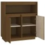 Honigbraunes Sideboard aus massivem Kiefernholz, 70 x 34 x 80 cm von vidaXL, Sideboards - Ref: Foro24-814387, Preis: 77,92 €,...