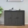 Solid gray pine wood sideboard 100x35x74 cm by vidaXL, Sideboards - Ref: Foro24-814561, Price: 138,51 €, Discount: %