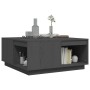 Solid gray pine wood coffee table 80x81x36.5 cm by vidaXL, Coffee table - Ref: Foro24-814526, Price: 108,73 €, Discount: %