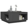 Solid gray pine wood coffee table 80x81x36.5 cm by vidaXL, Coffee table - Ref: Foro24-814526, Price: 91,51 €, Discount: %