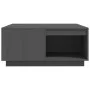 Solid gray pine wood coffee table 80x81x36.5 cm by vidaXL, Coffee table - Ref: Foro24-814526, Price: 91,51 €, Discount: %