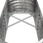 Pflanzgefäß aus silber pulverbeschichtetem Stahl, 114 x 40 x 68 cm von vidaXL, Töpfe und Pflanzgefäße - Ref: Foro24-318867, P...