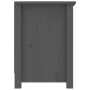 Solid pine wood TV stand in gray, 103x36.5x52 cm by vidaXL, TV Furniture - Ref: Foro24-814576, Price: 102,05 €, Discount: %