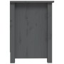 TV-Schrank aus massivem Kiefernholz, grau, 103 x 36,5 x 52 cm von vidaXL, TV-Möbel - Ref: Foro24-814571, Preis: 79,29 €, Raba...