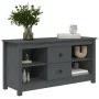TV-Schrank aus massivem Kiefernholz, grau, 103 x 36,5 x 52 cm von vidaXL, TV-Möbel - Ref: Foro24-814571, Preis: 79,29 €, Raba...