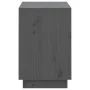 Schuhschrank aus massivem Kiefernholz grau 110x34x52 cm von vidaXL, Schuhregale und Schuhorganisatoren - Ref: Foro24-814446, ...