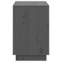 Solid pine wood shoe cabinet in gray, 110x34x52 cm by vidaXL, Shoe racks and shoe organizers - Ref: Foro24-814446, Price: 120...