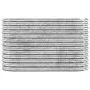 Jardinera arriate acero recubrimiento polvo plata 114x40x68 cm de vidaXL, Maceteros y jardineras - Ref: Foro24-318892, Precio...