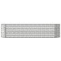 Steel flower bed powder coated silver 296x80x68 cm by vidaXL, Pots and planters - Ref: Foro24-318962, Price: 116,31 €, Discou...