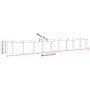 Steel flower bed powder coated silver 368x80x36 cm by vidaXL, Pots and planters - Ref: Foro24-318932, Price: 76,31 €, Discoun...
