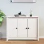Weißes Sideboard aus massivem Kiefernholz 100x35x74 cm von vidaXL, Sideboards - Ref: Foro24-814560, Preis: 139,91 €, Rabatt: %