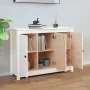 Weißes Sideboard aus massivem Kiefernholz 100x35x74 cm von vidaXL, Sideboards - Ref: Foro24-814560, Preis: 139,91 €, Rabatt: %