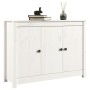Aparador de madera maciza de pino blanco 100x35x74 cm de vidaXL, Aparadores - Ref: Foro24-814560, Precio: 133,86 €