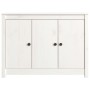 Weißes Sideboard aus massivem Kiefernholz 100x35x74 cm von vidaXL, Sideboards - Ref: Foro24-814560, Preis: 134,12 €, Rabatt: %