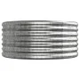 Blumenbeet aus Stahl, pulverbeschichtet, silberfarben, 224 x 80 x 36 cm von vidaXL, Töpfe und Pflanzgefäße - Ref: Foro24-3189...