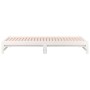 Abnehmbares Schlafsofa aus massivem weißem Kiefernholz, 2 x (90 x 200) cm von vidaXL, Betten und Lattenroste - Ref: Foro24-82...