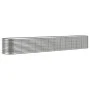 Steel flower bed powder coated silver 512x80x68 cm by vidaXL, Pots and planters - Ref: Foro24-318977, Price: 311,55 €, Discou...