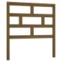 Honey brown solid pine wood bed headboard 81x4x100 cm by vidaXL, Headboards and footboards - Ref: Foro24-814172, Price: 27,33...