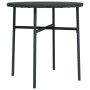 3-Piece Black Synthetic Rattan Garden Dining Set by vidaXL, Garden sets - Ref: Foro24-3098025, Price: 143,76 €, Discount: %