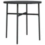 3-Piece Black Synthetic Rattan Garden Dining Set by vidaXL, Garden sets - Ref: Foro24-3098025, Price: 149,73 €, Discount: %