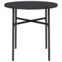 3-Piece Black Synthetic Rattan Garden Dining Set by vidaXL, Garden sets - Ref: Foro24-3098025, Price: 143,76 €, Discount: %