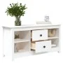 Massiver TV-Schrank aus weißem Kiefernholz, 103 x 36,5 x 52 cm von vidaXL, TV-Möbel - Ref: Foro24-814570, Preis: 105,32 €, Ra...