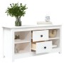 Massiver TV-Schrank aus weißem Kiefernholz, 103 x 36,5 x 52 cm von vidaXL, TV-Möbel - Ref: Foro24-814570, Preis: 106,58 €, Ra...