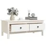 Mesa de centro de madera maciza de pino blanco 100x50x40 cm de vidaXL, Mesas de centro - Ref: Foro24-814605, Precio: 122,63 €...
