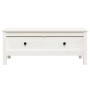 Couchtisch aus weißer massiver Kiefer 100x50x40 cm von vidaXL, Couchtisch - Ref: Foro24-814605, Preis: 127,06 €, Rabatt: %