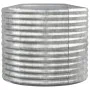 Silber pulverbeschichtetes Stahl Blumenbeet Pflanzgefäß 368x80x68 cm von vidaXL, Töpfe und Pflanzgefäße - Ref: Foro24-318967,...