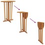 Folding high table and stools set, 5 pieces, made of solid teak wood. by vidaXL, Garden sets - Ref: Foro24-3100778, Price: 47...