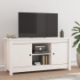 Mueble para TV de madera maciza de pino blanco 103x36,5x52 cm de vidaXL, Muebles TV - Ref: Foro24-814585, Precio: 104,44 €, D...