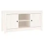 Massiver TV-Schrank aus weißem Kiefernholz, 103 x 36,5 x 52 cm von vidaXL, TV-Möbel - Ref: Foro24-814585, Preis: 103,04 €, Ra...