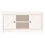 Massiver TV-Schrank aus weißem Kiefernholz, 103 x 36,5 x 52 cm von vidaXL, TV-Möbel - Ref: Foro24-814585, Preis: 104,48 €, Ra...
