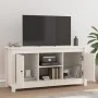 Massiver TV-Schrank aus weißem Kiefernholz, 103 x 36,5 x 52 cm von vidaXL, TV-Möbel - Ref: Foro24-814585, Preis: 103,04 €, Ra...
