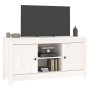 Massiver TV-Schrank aus weißem Kiefernholz, 103 x 36,5 x 52 cm von vidaXL, TV-Möbel - Ref: Foro24-814585, Preis: 104,48 €, Ra...