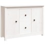 Aparador de madera maciza de pino blanco 100x35x74 cm de vidaXL, Aparadores - Ref: Foro24-814565, Precio: 141,21 €, Descuento: %