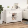 Sideboard aus massivem weißem Kiefernholz, 100 x 35 x 74,5 cm von vidaXL, Sideboards - Ref: Foro24-814550, Preis: 144,30 €, R...