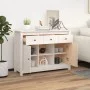 Sideboard aus massivem weißem Kiefernholz, 100 x 35 x 74,5 cm von vidaXL, Sideboards - Ref: Foro24-814550, Preis: 144,30 €, R...