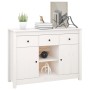 Aparador de madera maciza de pino blanco 100x35x74,5 cm de vidaXL, Aparadores - Ref: Foro24-814550, Precio: 146,20 €, Descuen...