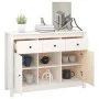 Sideboard aus massivem weißem Kiefernholz, 100 x 35 x 74,5 cm von vidaXL, Sideboards - Ref: Foro24-814550, Preis: 144,30 €, R...