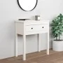Solid white pine wood console table 70x35x75 cm by vidaXL, Side tables - Ref: Foro24-814610, Price: 87,93 €, Discount: %