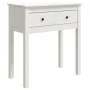 Solid white pine wood console table 70x35x75 cm by vidaXL, Side tables - Ref: Foro24-814610, Price: 87,93 €, Discount: %